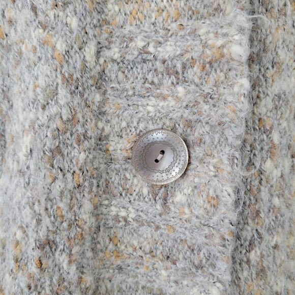 J. Jill alpaca mohair blend knit duster Cardigan Sweater Long XL - Picture 4 of 8